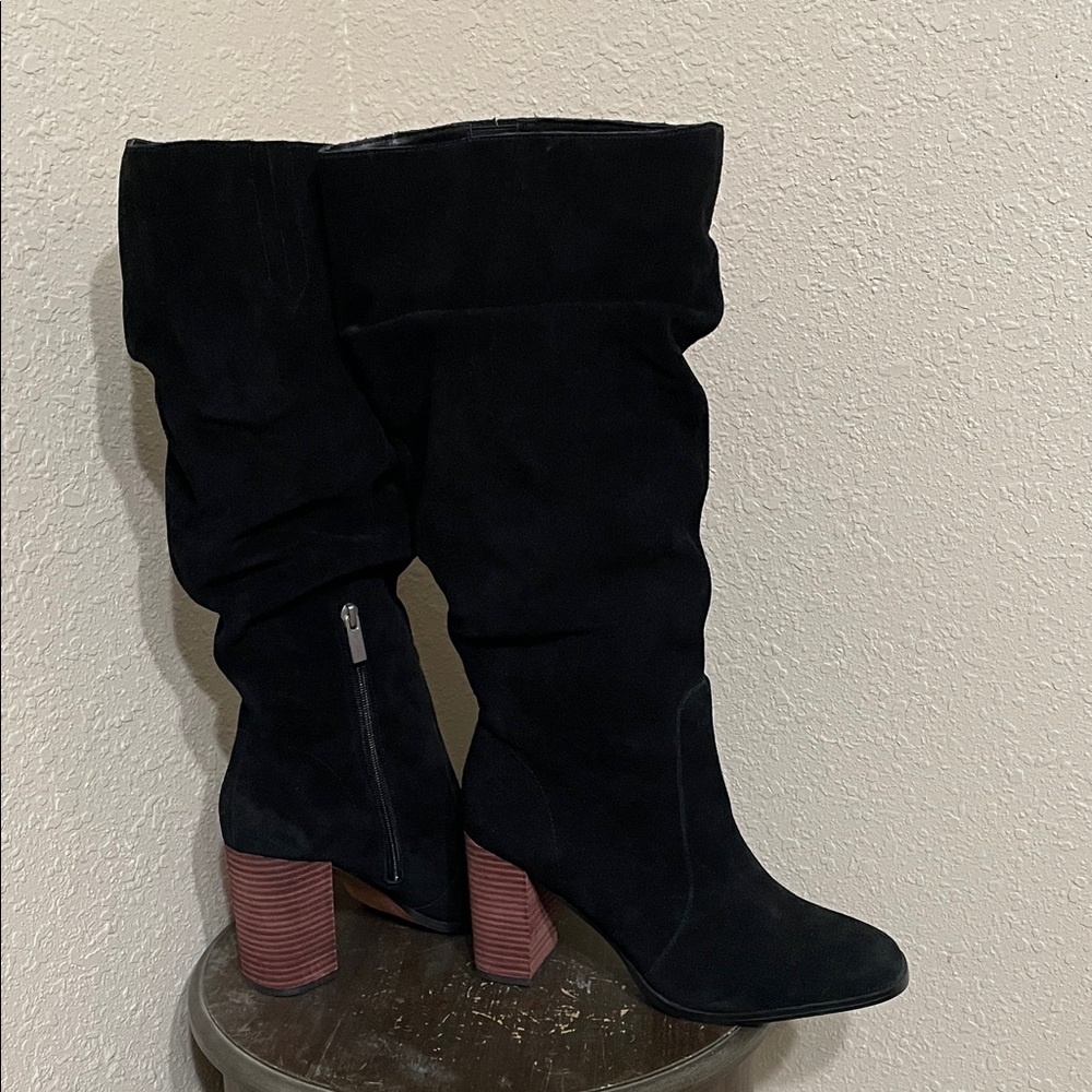 Splendid Gladis Black Suede Women's Boots - Picture 3 of 11